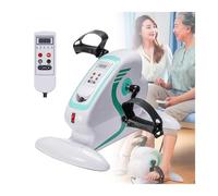 Ellittica Elettrica Sotto la Scrivania, Pedaliera Elettrica Compatta per Anziani - Esercitatore Gambe Silenzioso con 12 Velocità e 6 Programmi Auto, per Riabilitazione e Ufficio