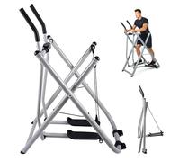 Ellittica Pieghevole Air Walker Con Display LCD Macchina Cardio For Tutto Corpo Salvaspazio Attrezzatura For Esercizi Basso Impatto For Palestra Domestica Gambe Glutei Braccia Allenamento