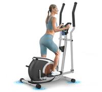 Ellittiche Magnetico, Macchina Ellittica Ultra-silenziosa Per La Casa Supporto Bluetooth Fitness APP, Con 16 Livelli di Resistenza Regolabile, Monitor LCD, Capacità di Carico 120KG