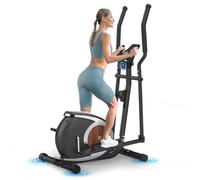 Ellittiche Magnetico, Macchina Ellittica Ultra-silenziosa Per La Casa Supporto Bluetooth Fitness APP, Con 16 Livelli di Resistenza Regolabile, Monitor LCD, Capacità di Carico 120KG
