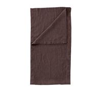 Ellos Home Runner Pembroke in 100% Lino Corridore, Brun, One Size
