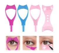 Ellxen 4 strumenti per ciglia 3 in 1, mascara Shield Applicato Guard, applicatore per mascara, eyeliner, aiuto per donne, ragazze, principianti
