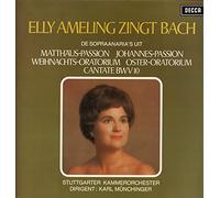 ELLY AMELING - ZINGT BACH LP (VINYL ALBUM) DUTCH DECCA 1975