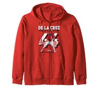 Elly De La Cruz | Giocatori di Baseball di Cincinnati | MLBELY202M Felpa con Cappuccio