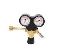 ELMAG Regolatore di pressione per argon/CO₂/gas misto MAXY+QUICK| 200 bar | 0-32 l/min | con attacco rapido e beccuccio per tubo da 6-9 mm