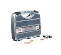 ELMAG Set di accessori e parti di usura MB 24/MBC 24/DM240 | 0,8/1,0 mm | con manicotti a gas, ugelli, distributori e valigie | per pacchetti di tubi MIG/MAG