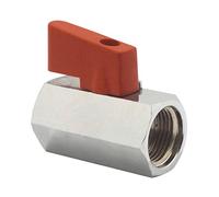 ELMAG valvola a sfera | fronte interno filettatura 1/4 pollici | con Leva corta