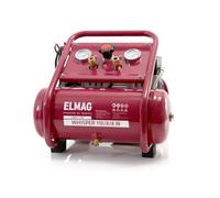 ELMAG WHISPER 110/8/8 W | senza olio | 8 bar | Quantità 55 l/min | Caldaia da 8 l | 56 dB (A) | portatile e silenzioso