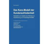 Elmar Sauerwein Das Kano-Modell der Kundenzufriedenheit (Tascabile)