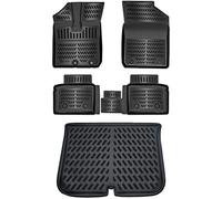 ELMASLINE 3D Tappetini Gomma e Vasca Baule per Dacia Primavera 1 2021-2026 | Tappetini Auto | Vasca per il bagagliaio | Accessori auto