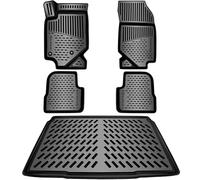 ELMASLINE 3D Tappetini Gomma e Vasca Baule per OPEL Corsa F 2019-2025 (non compatibile con le versioni elettrica e ibrida!!!) | Tappetini Auto | Vasca per il bagagliaio | Accessori auto