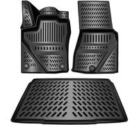 ELMASLINE 3D Tappetini Gomma e Vasca Baule per Smart FORTWO EQ (453) 2017-2024 | Tappetini Auto | Vasca per il bagagliaio | Accessori auto