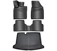 ELMASLINE 3D Tappetini Gomma e Vasca Baule per VW ID.3 | Pianale di carico standard | 2020-2026 | Nota importante: non compatibile con pianale di carico variabile (regolabile) | Tappetini Auto