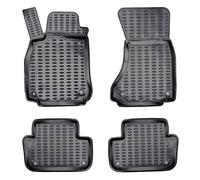 ELMASLINE 3D Tappetini IN Gomma Set per Audi Q5 2008-2016 Tappetini Bordo Alto