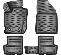 ELMASLINE 3D Tappetini IN Gomma Set per Dacia Duster 4x4 Da 2018 Design Bordo