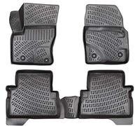 ELMASLINE 3D Tappetini IN Gomma Set per Ford C-Max 2003-2010 Design Hoherrand