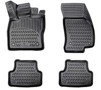 ELMASLINE 3D Tappetini Gomma per Jeep Compass dal 2017 in poi | Bordo Extra Alto | Tappetini Auto