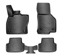 ELMASLINE 3D Tappetini Gomma per OPEL Combo E 2018-2026 | Non compatibile con i modelli dotati di sedile passeggero ribaltabile | Bordo Extra Alto | Tappetini Auto