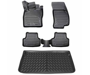 ELMASLINE 3D Tappetini IN Gomma & Copri Baule per Mercedes Eqa (H243) Da 2021