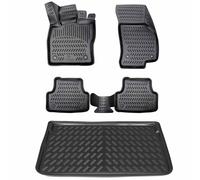 ELMASLINE 3D Tappetini IN Gomma & Copri Baule Set per Ford C-Max (II) 2010-2019