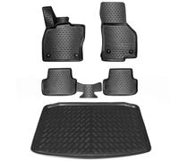 ELMASLINE 3D Tappetini IN Gomma & Copri Baule Set per Ford Kuga 2 (II) 2012-2019