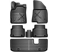 ELMASLINE 3D Tappetini IN Gomma per Dacia Jogger 2022-2024 7-Sitzer (3.Reihe)