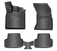 ELMASLINE 3D Tappetini IN Gomma Set per BMW X1 (F45) Da 2015 Design Alto Bordo