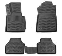 ELMASLINE 3D Tappetini IN Gomma Set per BMW X3 (F25) 2010-2017 Design 5cmRand