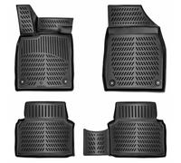 ELMASLINE 3D Tappetini IN Gomma Set per Mercedes Cla 2013-2019 Design 5cmRand