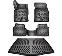 ELMASLINE 3D Tappetini IN Gomma + Copri Baule Set per Ford Kuga 3 (III) Da 2020