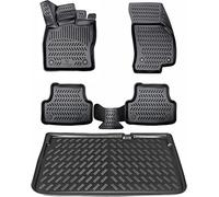 ELMASLINE Set di tappetini in gomma 3D e vasca per bagagliaio per VW Passat B6 2005-2010 Variant/station wagon