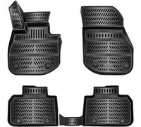 ELMASLINE Set di tappetini in gomma 3D per BMW iX1 2022-2024, bordo alto 5 cm, accessori tappetini U11