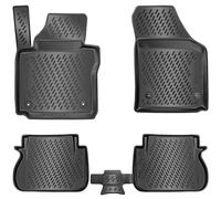 ELMASLINE 3D Tappetini IN Gomma Set per Dacia Logan I 2004-2013 Bordo Alto