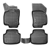 Elmasline - Set di tappetini in gomma di design 3D per auto, bordo extra alto da 5 cm