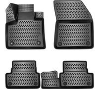 Elmasline - Set di tappetini in gomma di design 3D per auto, bordo extra alto da 5 cm