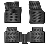 Elmasline - Set di tappetini in gomma per auto design 3D, bordo extra alto da 5 cm