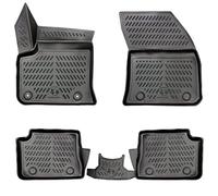 ELMASLINE Tappetini in gomma 3D per Peugeot 2008-e elettrici dal 2020 | Tappetini con bordo alto - Accessori