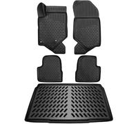 ELMASLINE Tappetini IN Gomma & Copri Baule Set per Opel Corsa F Fuori 2019