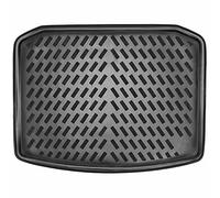 ELMASLINE Vasca baule 3D per Skoda Karoq 2017-2024 (fondo di carico) | antiscivolo con bordo alto | accessori tappetino bagagliaio