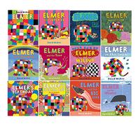 Elmer Collection 10 books Set by David Mckee RRP £59.90 (Elmer, Elmer and Wilbur, Elmer Again, Elmer and Grandpa Eldo, Elmer and the Lost Teddy, Elmer and the Wind, Elmer and the Stranger, Elmer and Rose, Elmer in the Snow, Elmer on Stilts)