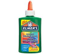 Elmer’S Colla Vinilica Colorata, Lavabile, Ottima per Realizzare Slime, Verde, 147 ml, 1 Pezzo