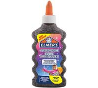 Elmer’s Colla Vinilica Glitterata, Lavabile e Adatta ai Bambini, Ottima per Realizzare Slime, Nero, 1 Pezzo
