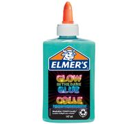 Elmer’s Glow-in-the-Dark Liquid Glue Blue 147 ml Washable & Child Friendly