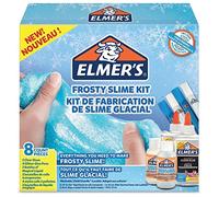 ELMER’S Kit per Slime Frosty, Colla Vinilica Trasparente, Penne con Colla Glitterata e Liquido Magico Attivatore di Slime, Confezione da 8