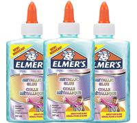 ELMER'S COLLA VINILICA METALLIZZATA 3 PEZZI 147ML AZZURRO ACQUAMARINA