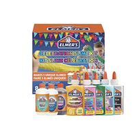 Elmer's Kit slime per le feste | La fornitura include attivatori liquido magico per slime assortiti e colle liquide | 8 pezzi