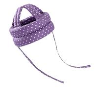 Elmetto autunnale per anziani, spesso, morbido, con materiale traspirante, sicuro e confortevole, casco protettivo per anziani, colore viola