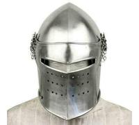 Elmetto Barbuta templare crociato armatura cavaliere medievale elmo...