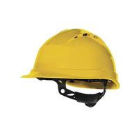 ELMETTO CANTIERE DELTA PLUS QUARTZ-UP IV GIALLO - Ferrero Ferramenta