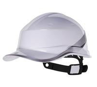 Elmetto casco caschetto protettivo cantiere Delta Plus Diamond V bianco fluo